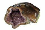 Amethyst Geode With Polished Face - Uruguay #151284-3